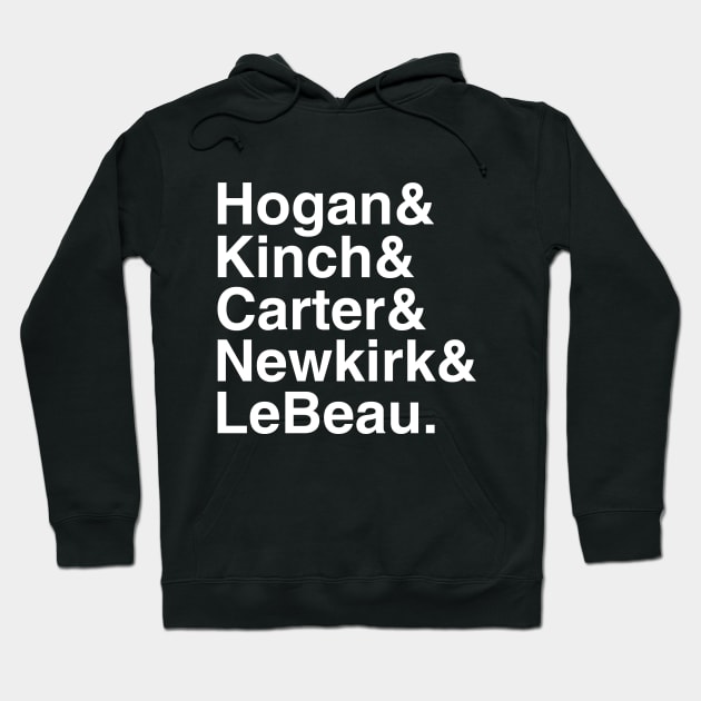 TV Allied Heroes List Hoodie by GloopTrekker